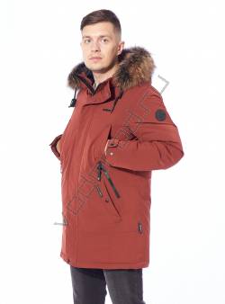 Зимняя куртка мужская Терракотовый 132