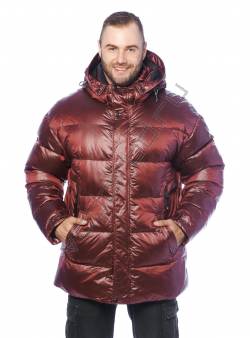 Зимняя куртка мужская Бордовый 2