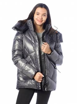 Зимняя куртка женская Серый 628