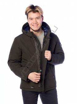 Зимняя куртка мужская Хаки 11