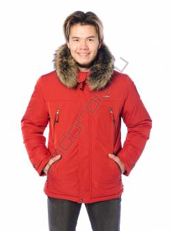 Зимняя куртка мужская Красный 2