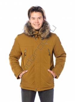 Зимняя куртка мужская Горчичный 13