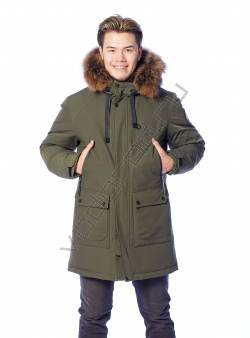 Зимняя куртка мужская Зеленый 152