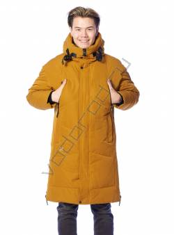 Зимняя куртка мужская Горчичный 32