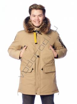 Зимняя куртка мужская Бежевый 6