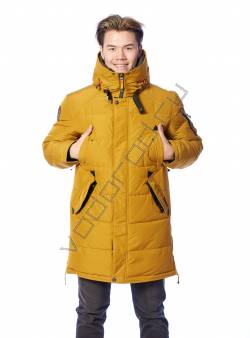 Зимняя куртка мужская Горчичный 3