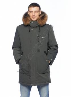 Зимняя куртка мужская Серозеленый 91