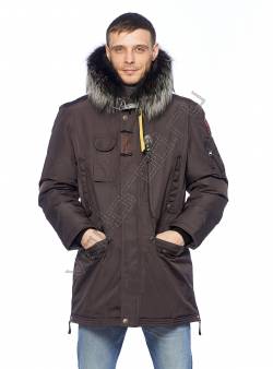 Зимняя куртка мужская Серофиолетовый 8