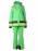 Горнолыжный костюм женский цвет зеленый 53
