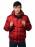 Зимняя куртка мужская цвет бордовый 5l