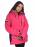 Горнолыжная куртка женская цвет розовый 167